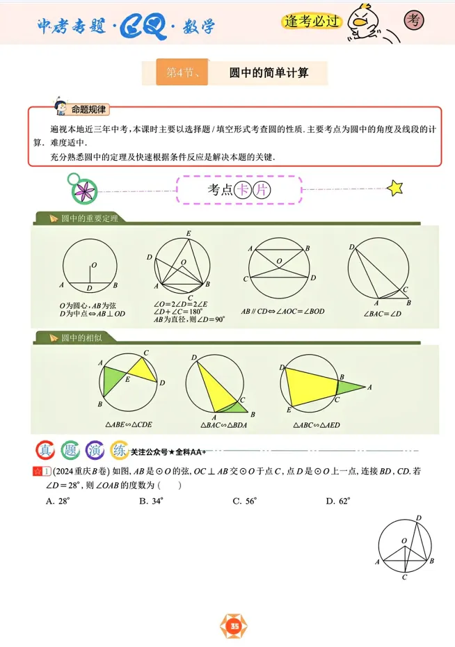 2026版中考数学《鹰击长空-数学几何专题21节》可下载打印-第7张图片-四季读书网 2026版中考数学《鹰击长空-数学几何专题21节》可下载打印-第7张图片-四季读书网