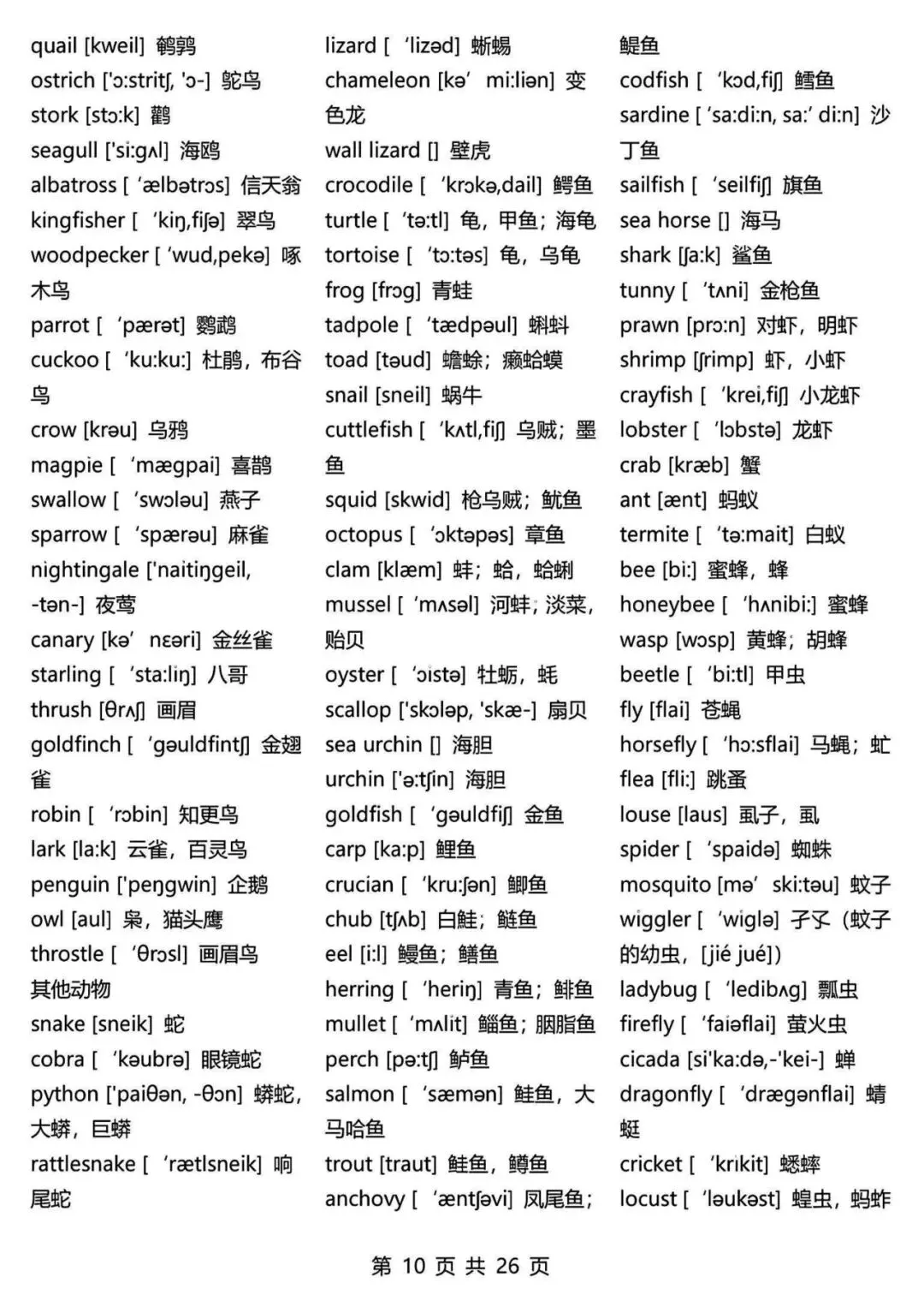 【七年级初中资料】15天背完中考英语必背3500词汇,英译汉,高清电子版可打印-第14张图片-四季读书网 【七年级初中资料】15天背完中考英语必背3500词汇,英译汉,高清电子版可打印-第14张图片-四季读书网