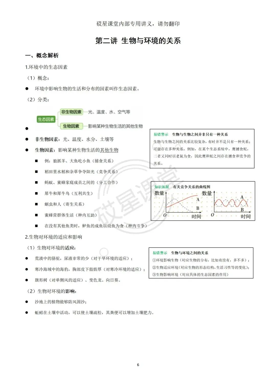 26年中考生物备考day2|生物与环境的关系-第1张图片-四季读书网