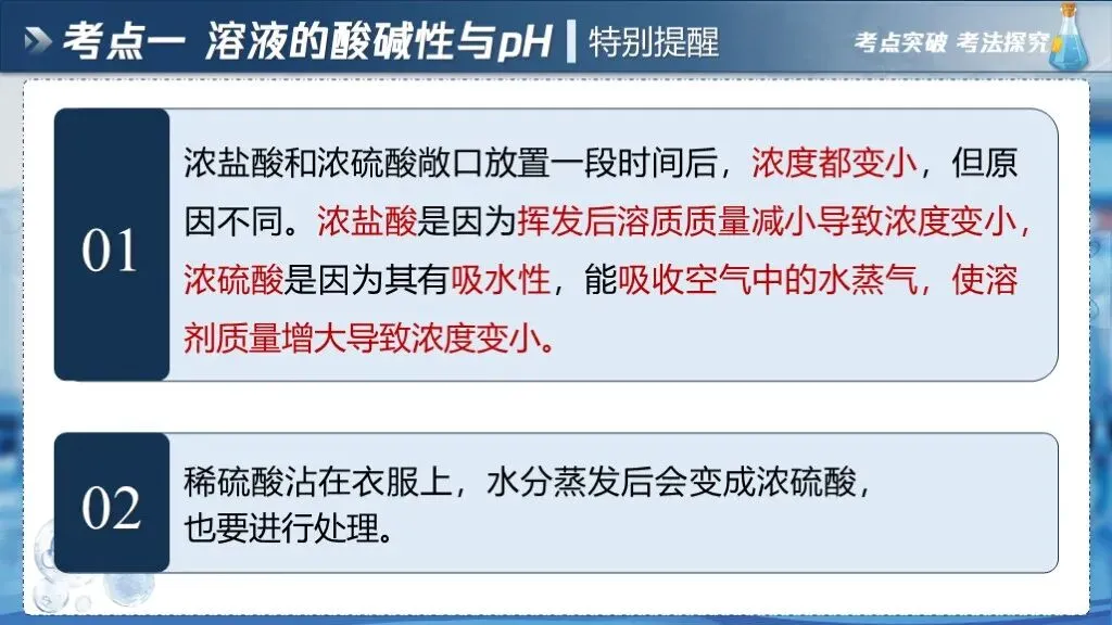 中考化学专题复习 | 专题七《常见的酸和碱》课件+配套教学设计 第24张