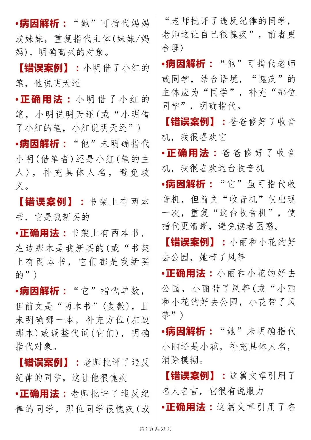 中考语文提分技巧【语病深度解析(含案例 + 技巧)】快收藏 第2张 中考语文提分技巧【语病深度解析(含案例 + 技巧)】快收藏 第2张
