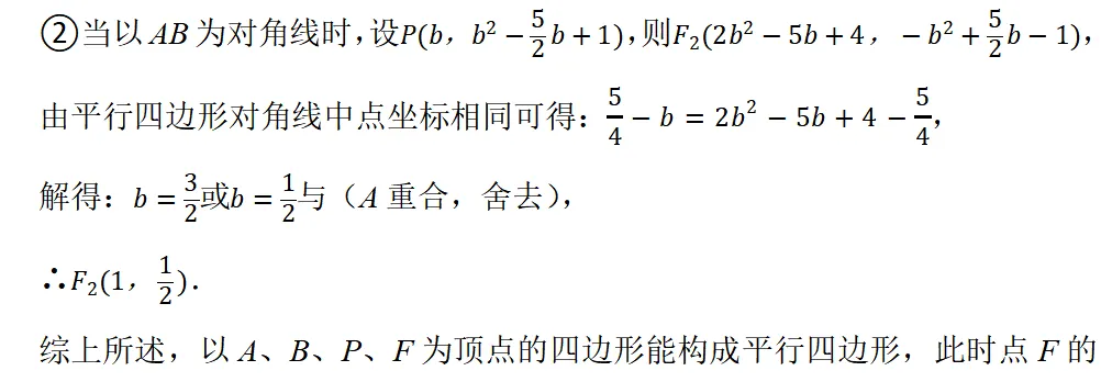 2026年中考数学压轴题专项训练|二次函数平行四边形存在性问题 第32张