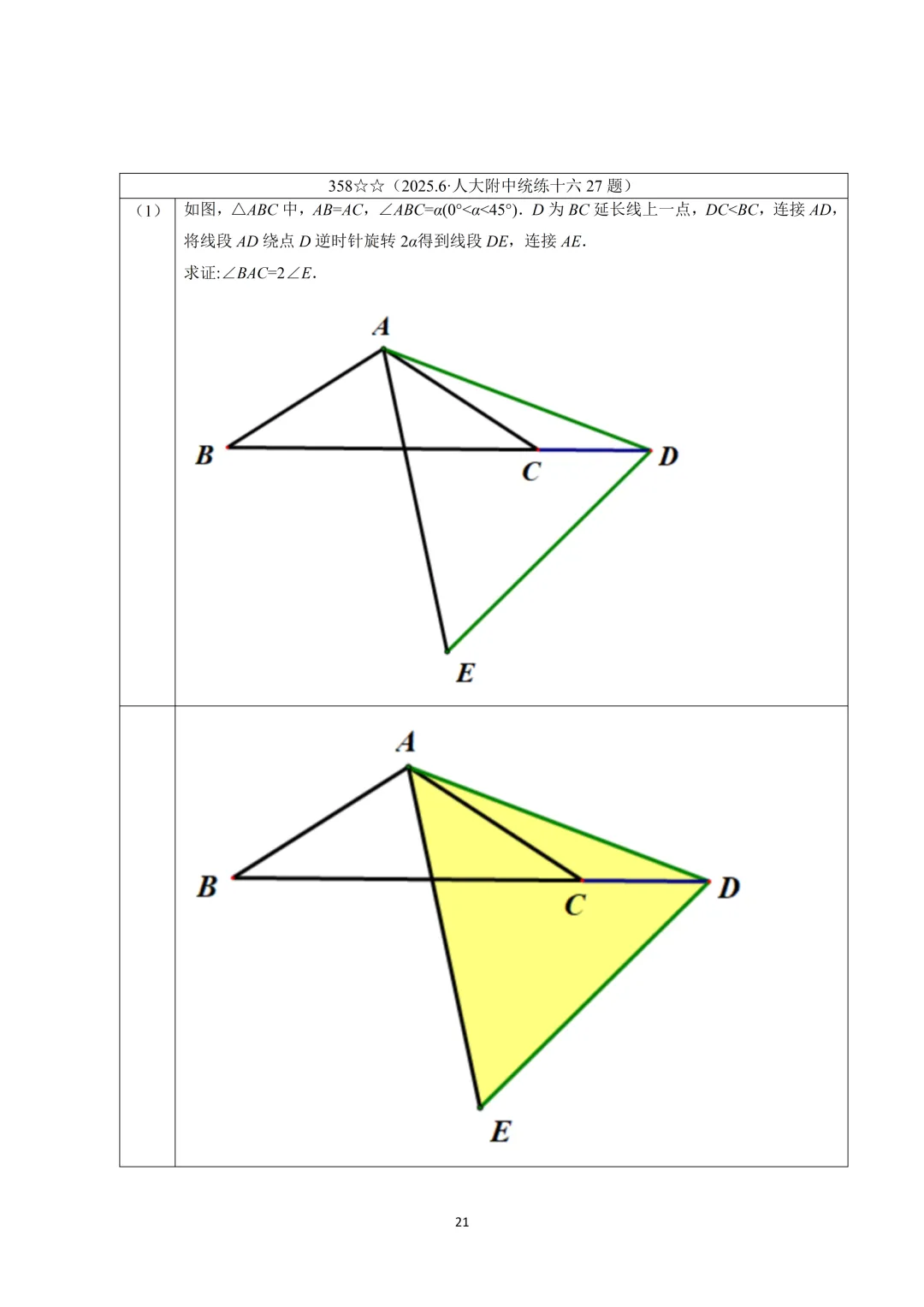 【晓观数学的新年礼物】北京中考几何压轴:角度类 第22张 【晓观数学的新年礼物】北京中考几何压轴:角度类 第22张
