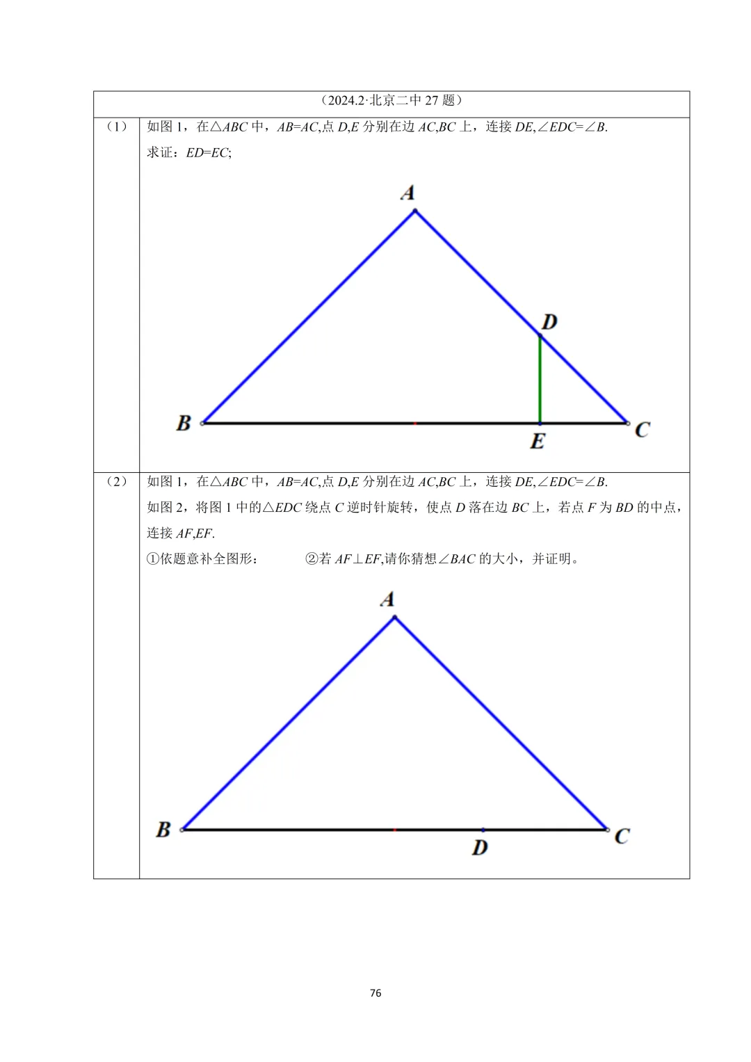 【晓观数学的新年礼物】北京中考几何压轴:角度类 第77张 【晓观数学的新年礼物】北京中考几何压轴:角度类 第77张