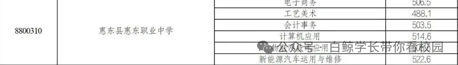 2026 惠州中考|惠东职业中学录取分数线参考 第24张 2026 惠州中考|惠东职业中学录取分数线参考 第24张