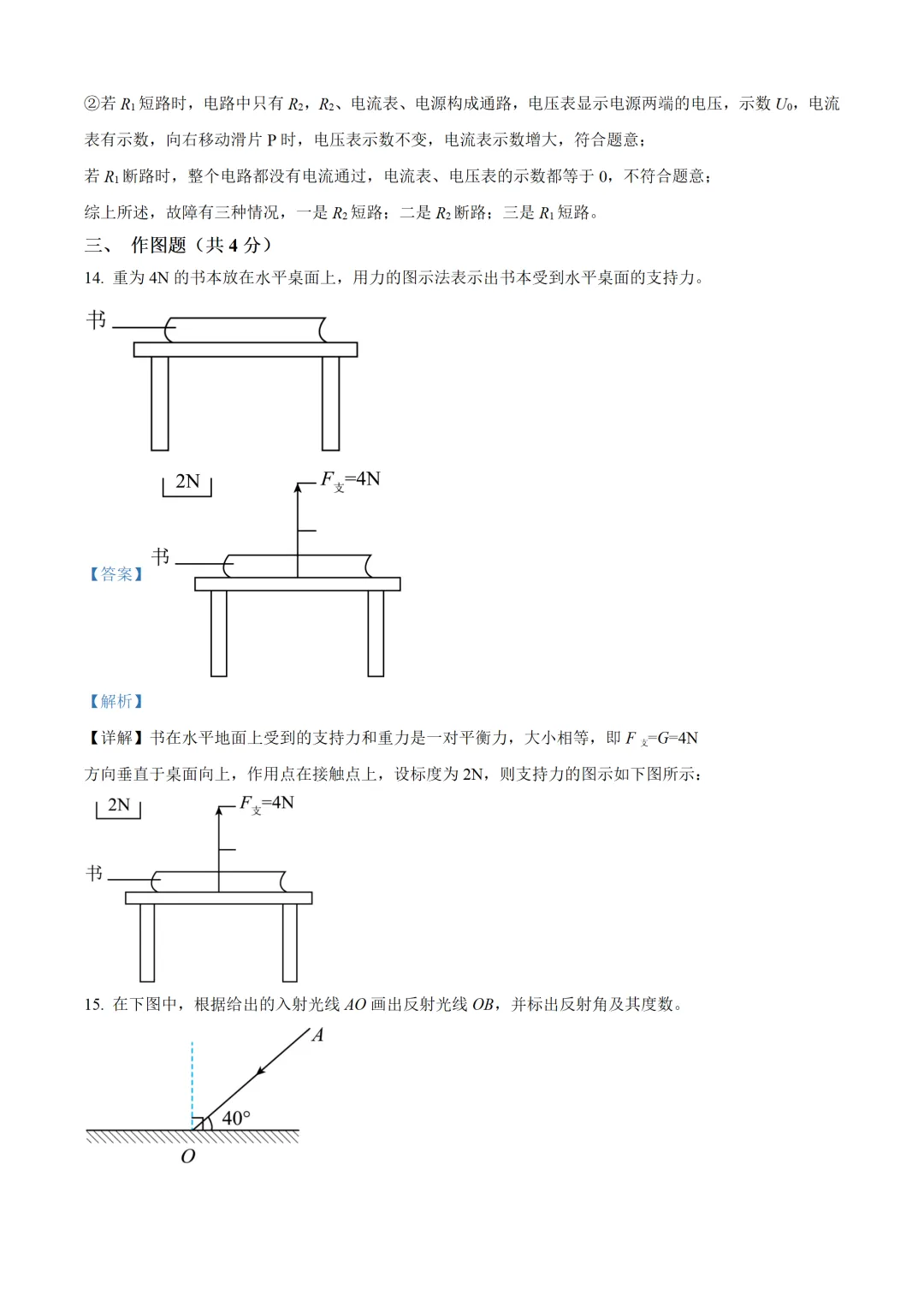 上海市2025年中考物理试卷(免费领) 第12张