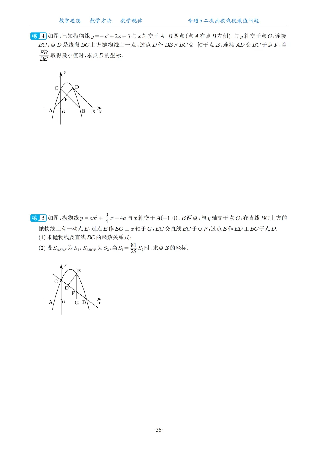 2026中考数学二次函数压轴题20大专题 第37张