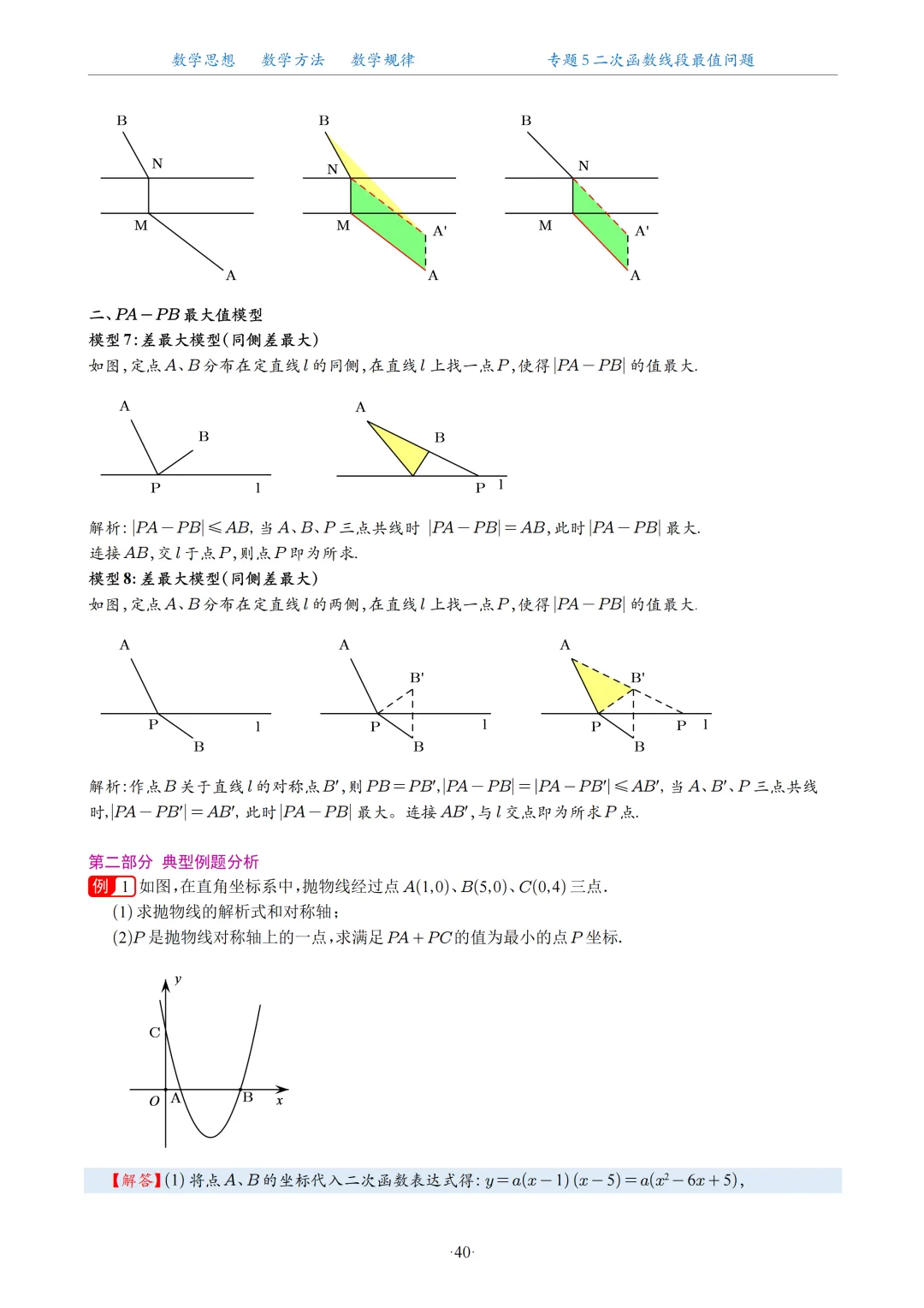 2026中考数学二次函数压轴题20大专题 第41张
