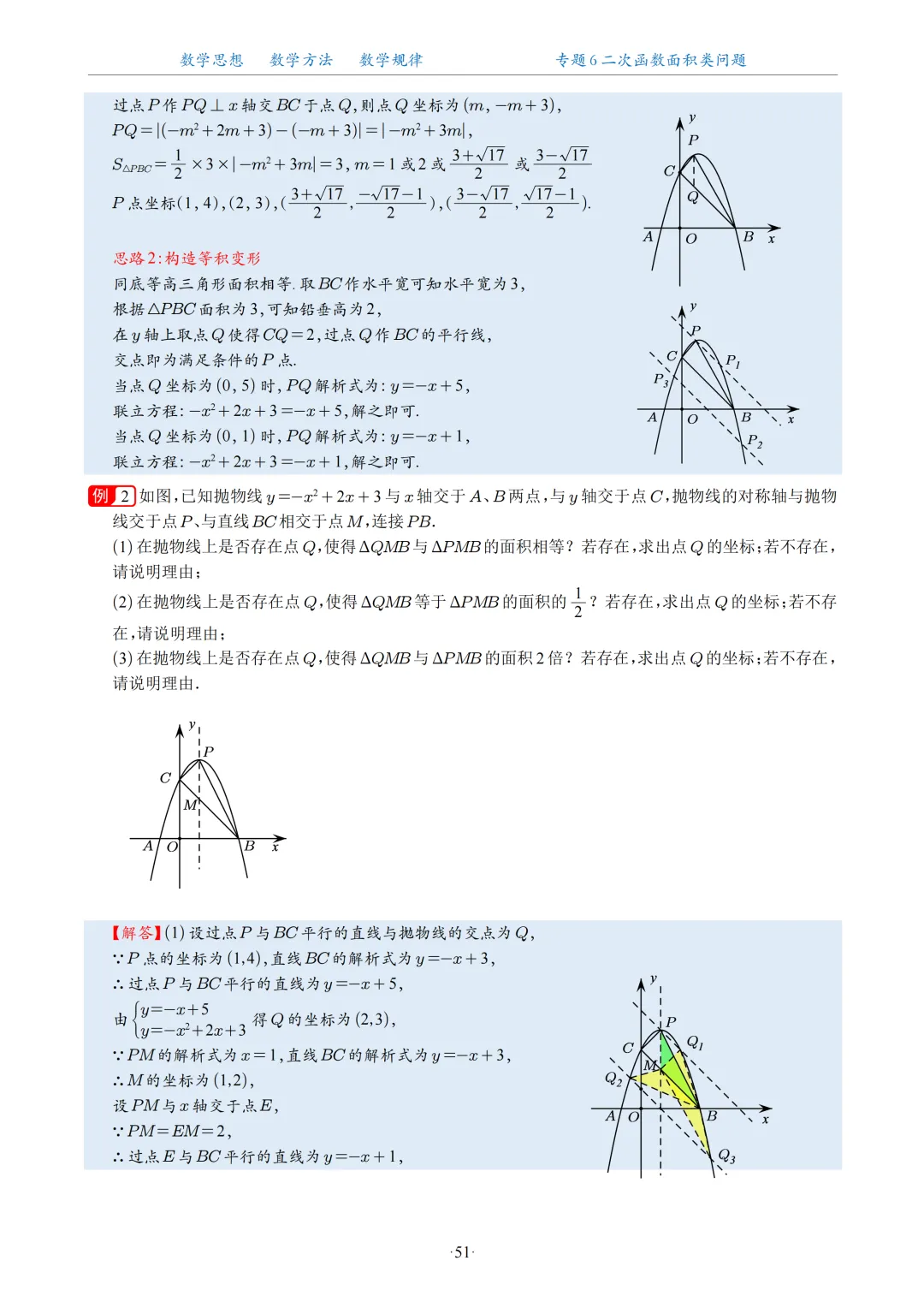 2026中考数学二次函数压轴题20大专题 第52张