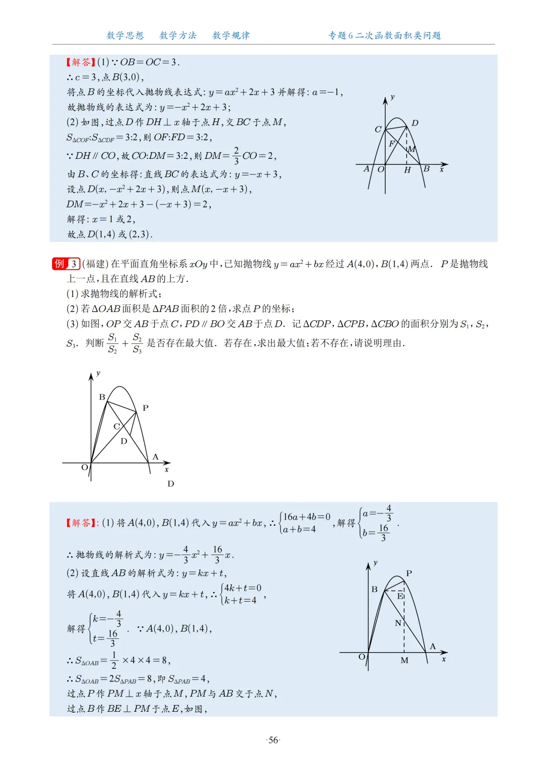 2026中考数学二次函数压轴题20大专题 第57张