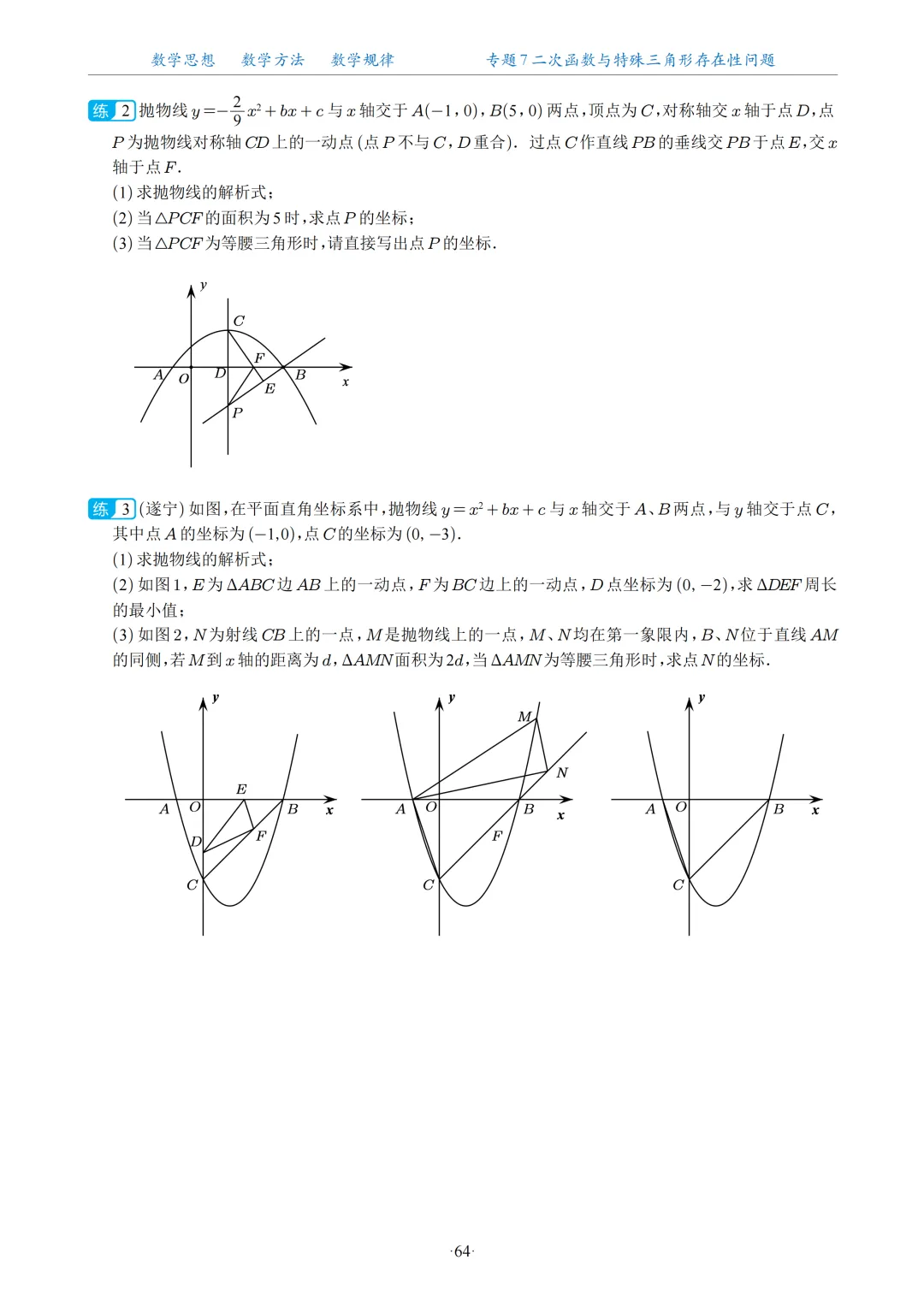 2026中考数学二次函数压轴题20大专题 第65张