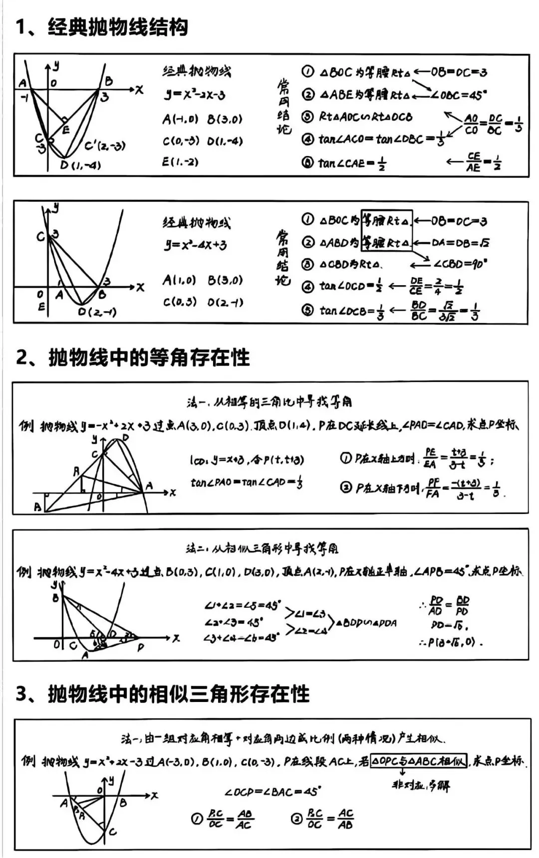 中考数学压轴题总丢分?20种解题技巧一次搞定! 第2张
