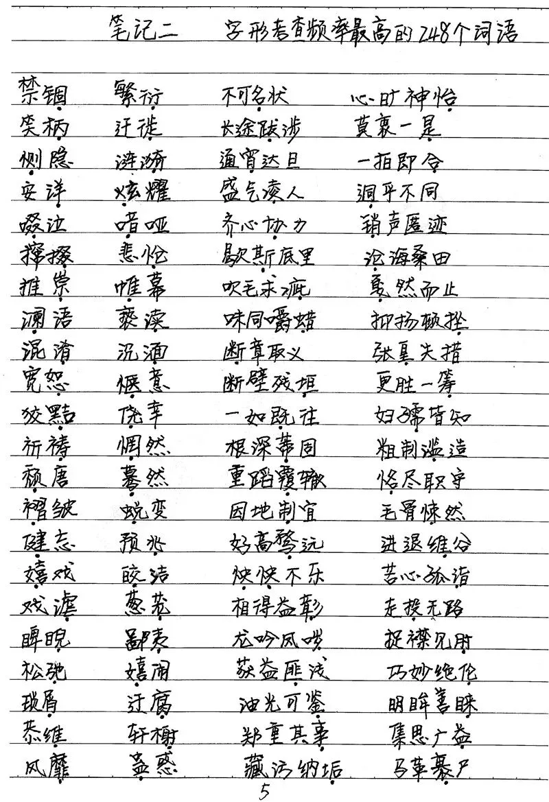 500多页中考状元高清手写笔记曝光,老师都抢着拿去打印... 第37张