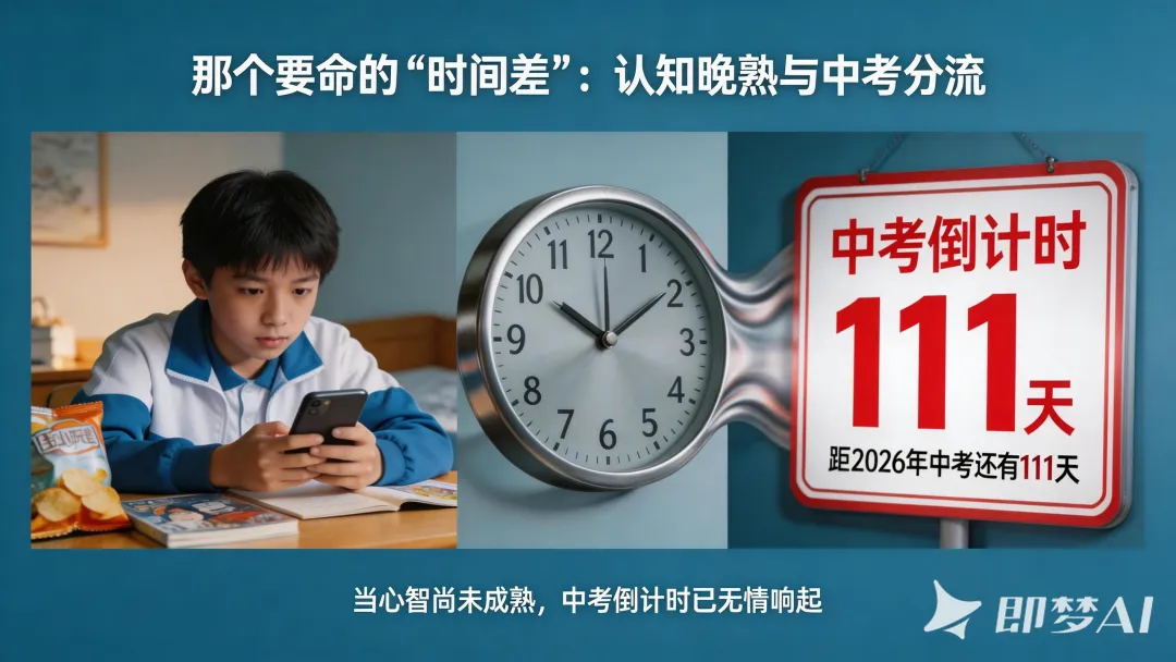 当男孩的“晚熟”遇上中考的倒计时,家长怎么“抓”? 第1张