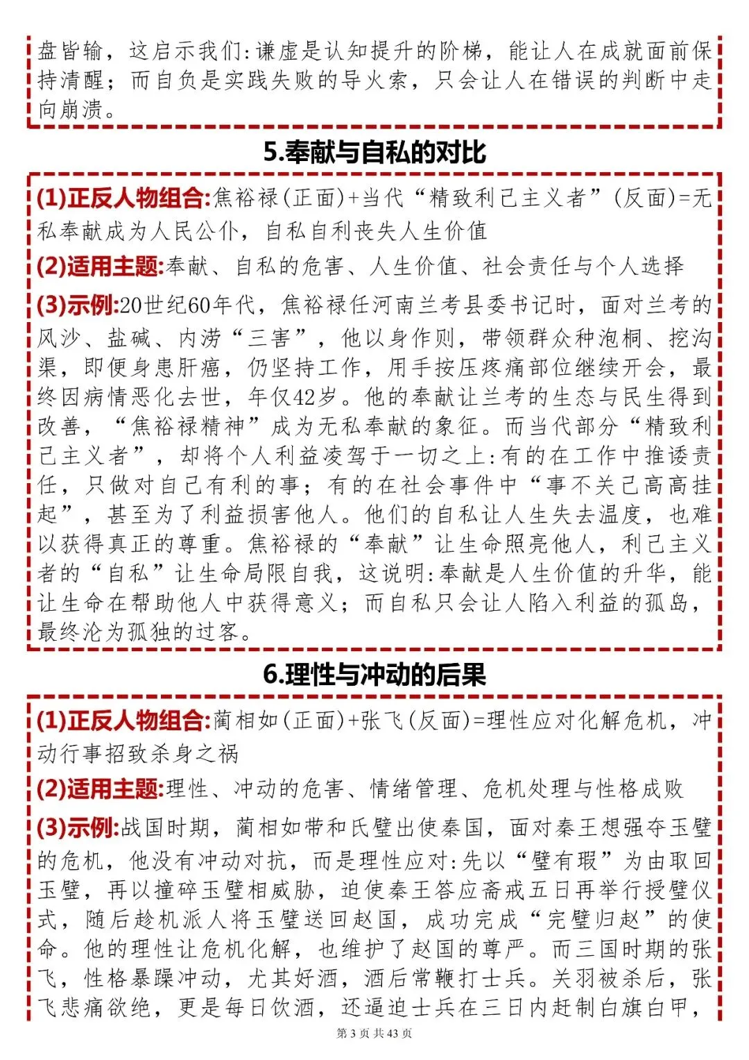 中考语文作文素材【高频 80 个主题正反人物素材大全】快收藏! 第3张