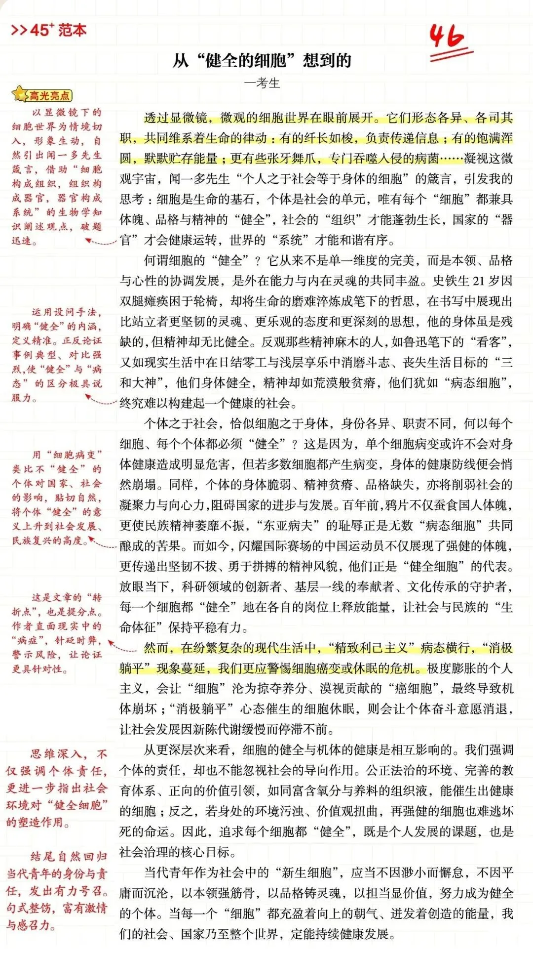 2026春晚中考高考作文高分范文 第11张