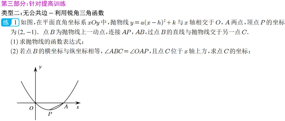 2026年中考数学二次函数压轴题|二次函数与角度问题 第14张