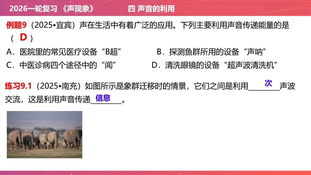【希沃课件】刚更新的2026中考一轮复习 《声现象》希沃白板课件 第36张