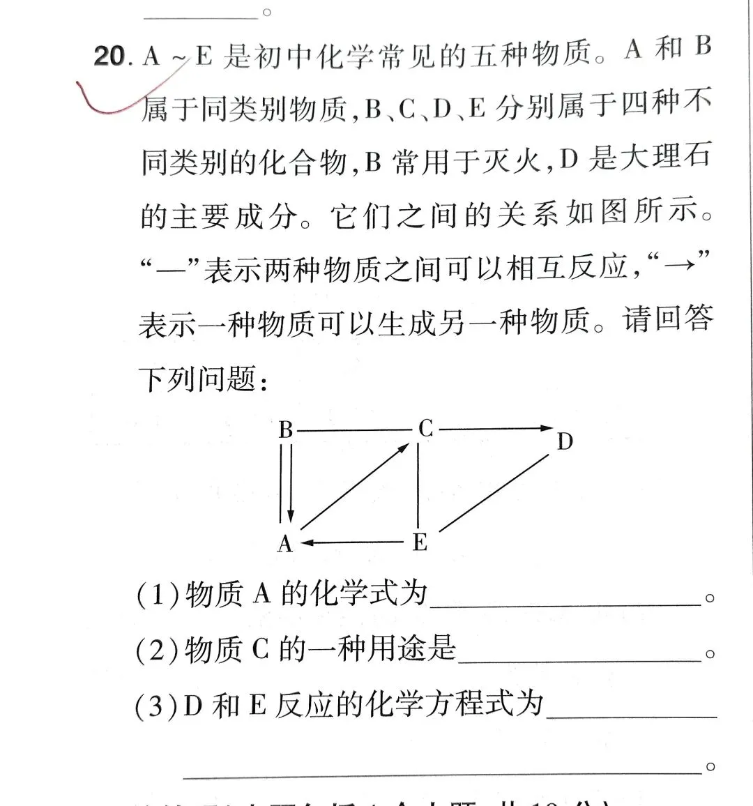 『Day 19』中考化学:《物质的转化及其推断》赏析 第1张