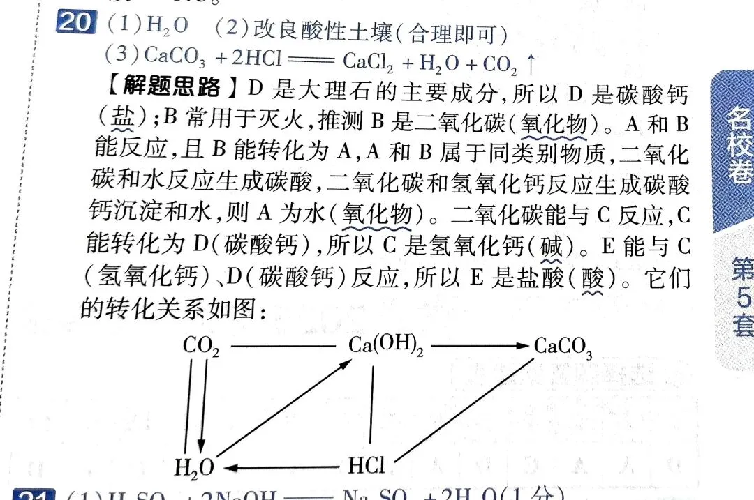 『Day 19』中考化学:《物质的转化及其推断》赏析 第3张