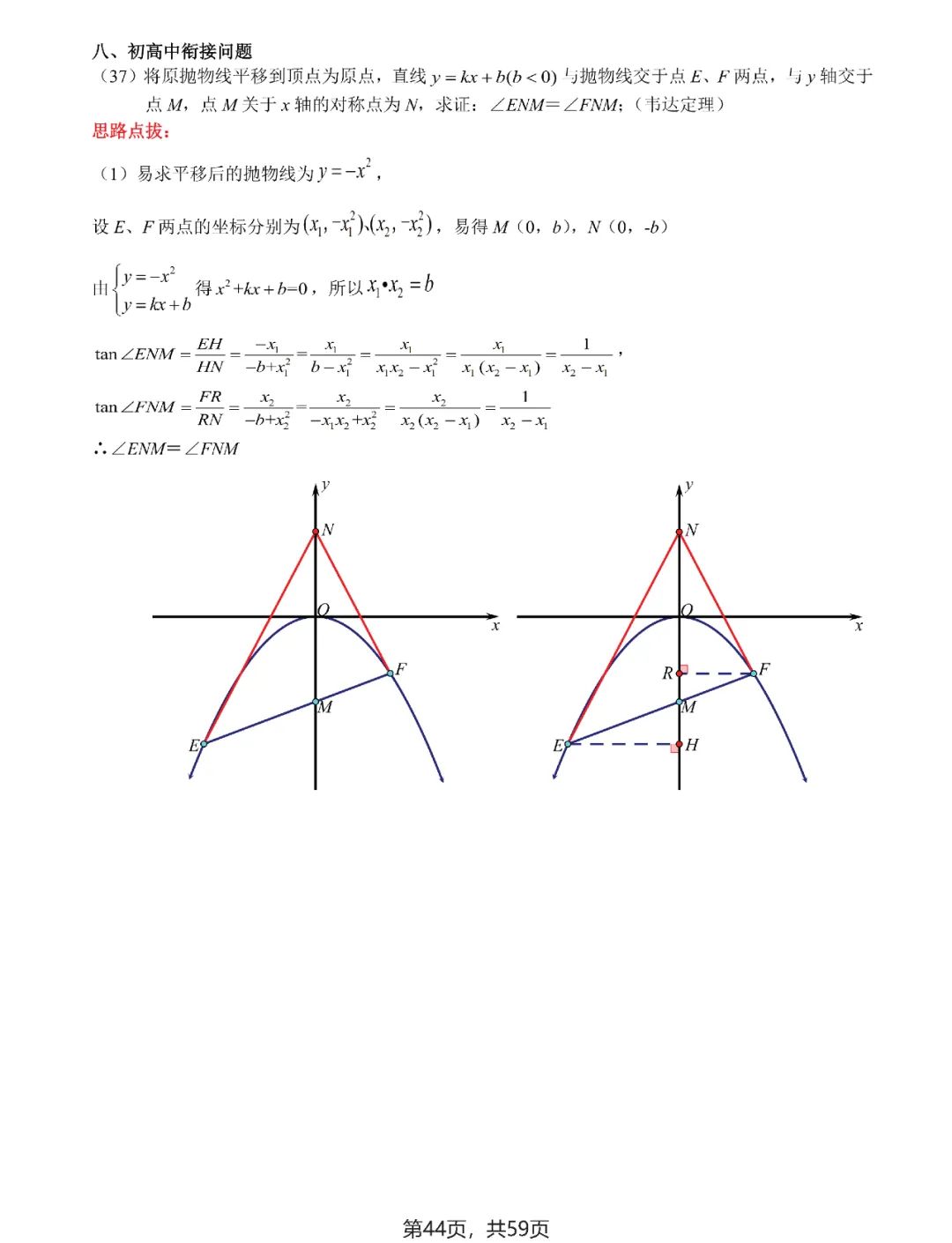 中考数学 | 二次函数与几何综合9大问题 第45张 中考数学 | 二次函数与几何综合9大问题 第45张