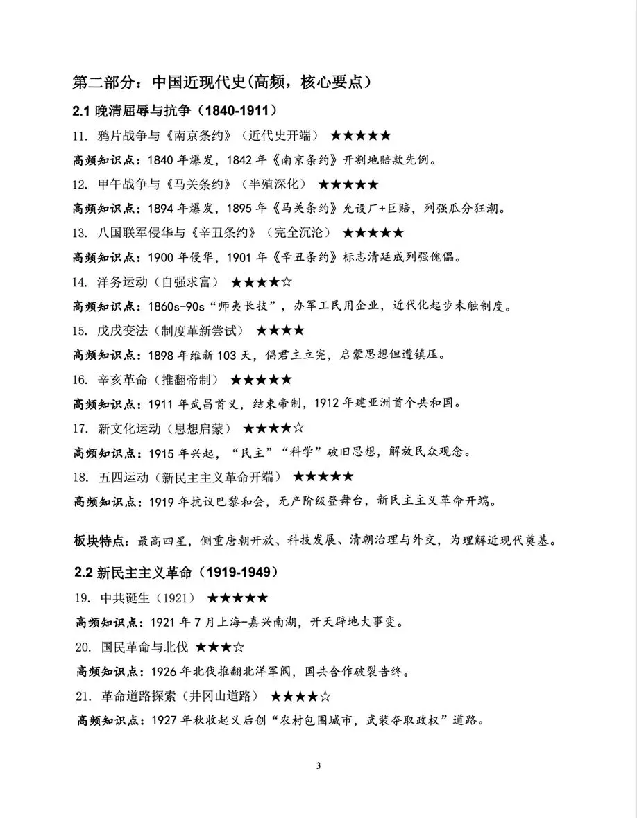 2026中考生一轮复习 | 上海中考历史1000个高频考点+26年备考策略 第11张