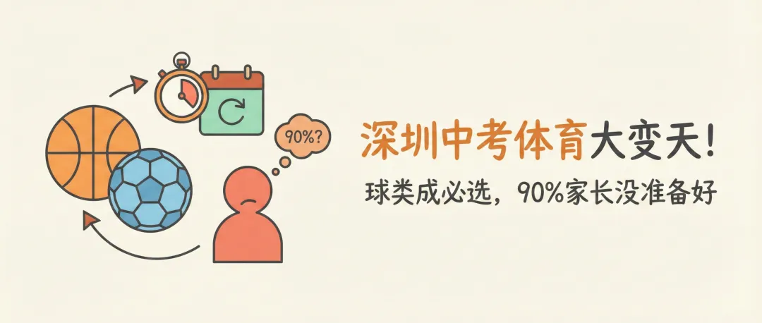 2026深圳中考体育大变天!球类成必选,聪明家长已经开始准备了 第1张 2026深圳中考体育大变天!球类成必选,聪明家长已经开始准备了 第1张