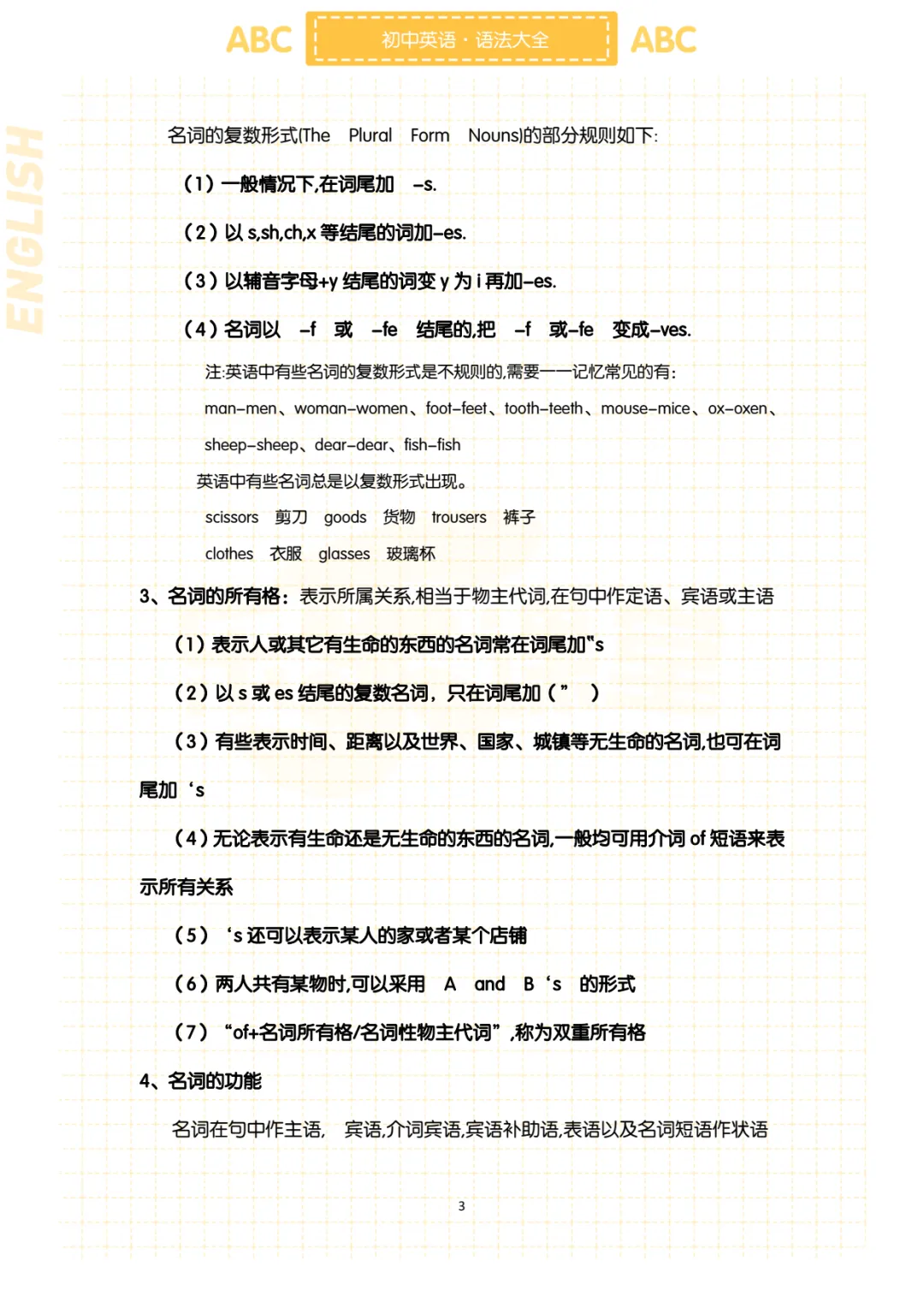 初中各科《中考复习提分秘籍》PDF电子版可打印,语文/数学/英语/物理/化学,复习资料包(下载电子版) 第7张