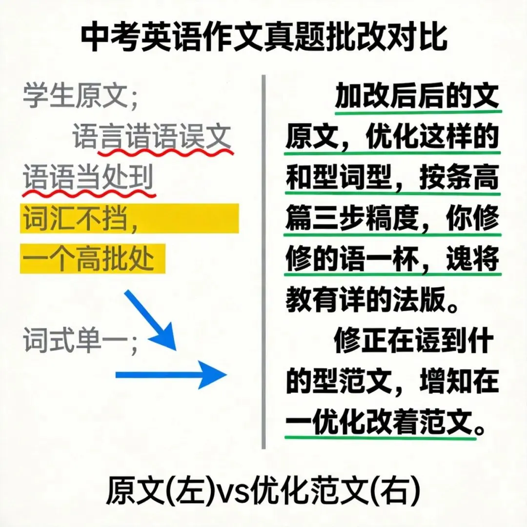 中考英语作文高分句型模板:家长必知的3类核心句式 第3张