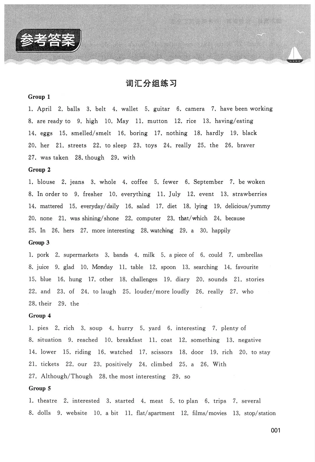 中考英语词汇全练-第21张图片-四季读书网