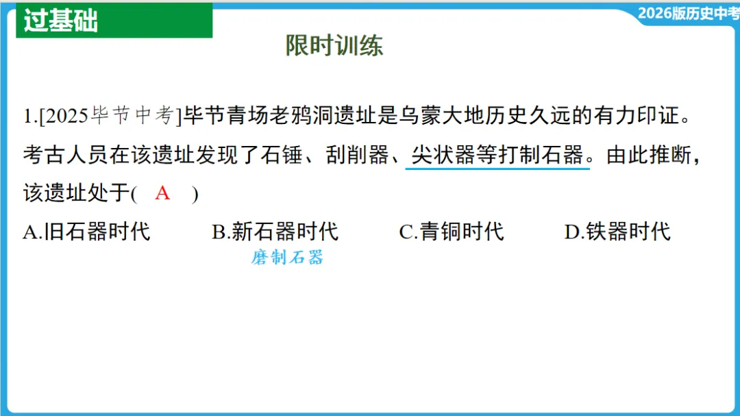 2026年中考历史一轮复习【板块一 中国古代史】(中国境内早期人类活动—1840年鸦片战争) 第27张