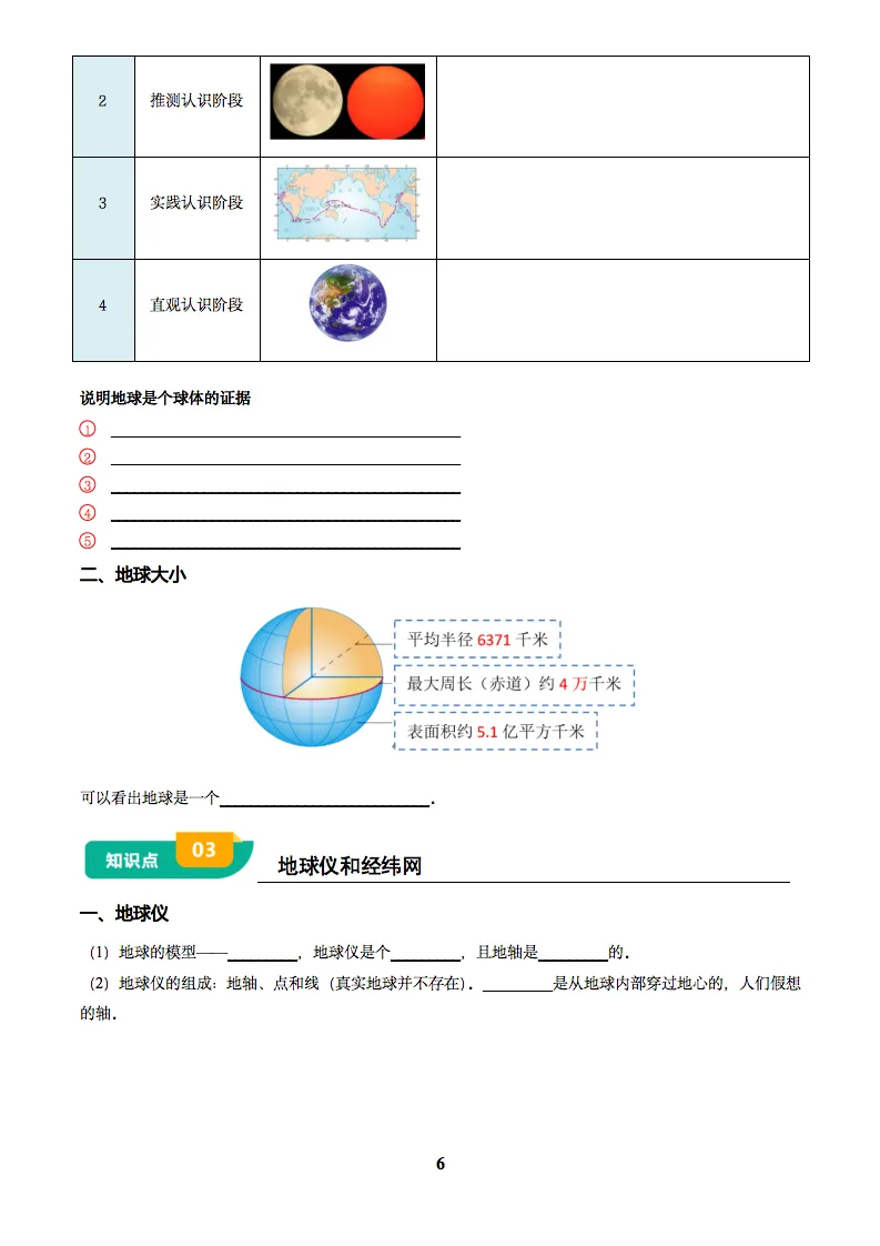 2025中考地理复习知识清单及训练题合集,收藏打印! 第7张