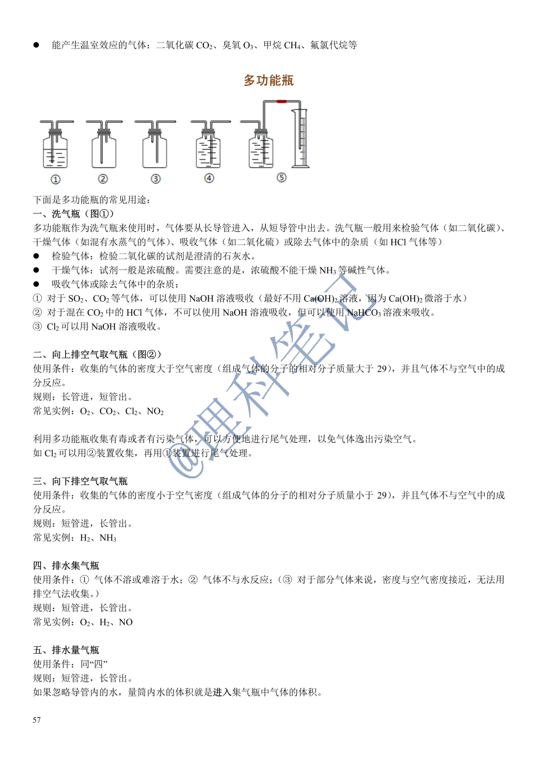 中考化学通读本,理科笔记精编版,每个月读2遍,致敬努力的自己 第59张