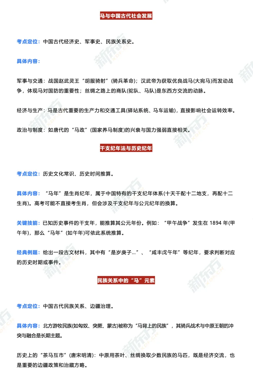 2026春晚中考知识点全解锁!骐骥驰骋背后,藏着太多门道 第20张