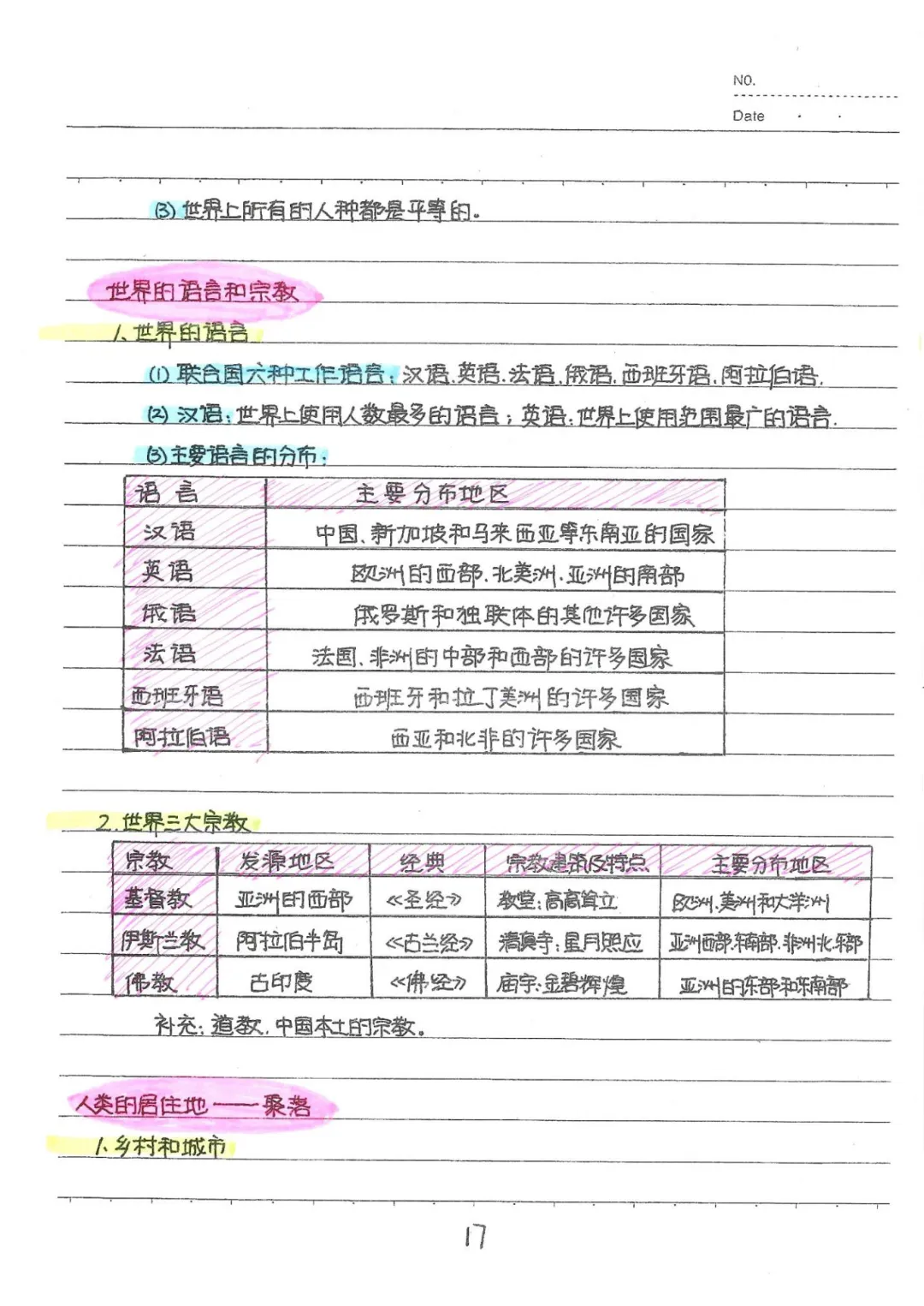 2026春九年级下册地理【中考地理状元笔记】(132页)完整高清电子版可打印 第14张