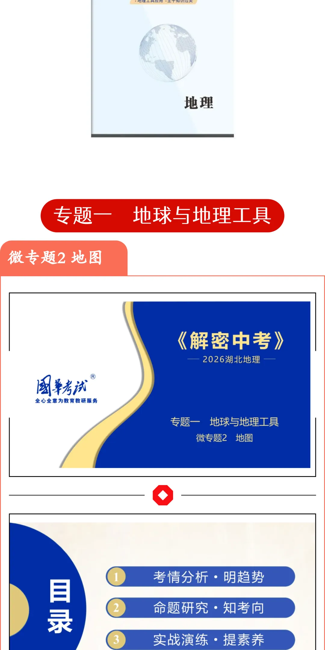2026湖北版《解密中考• 地理》专题一 地球与地理工具 微专题2 地图 第2张