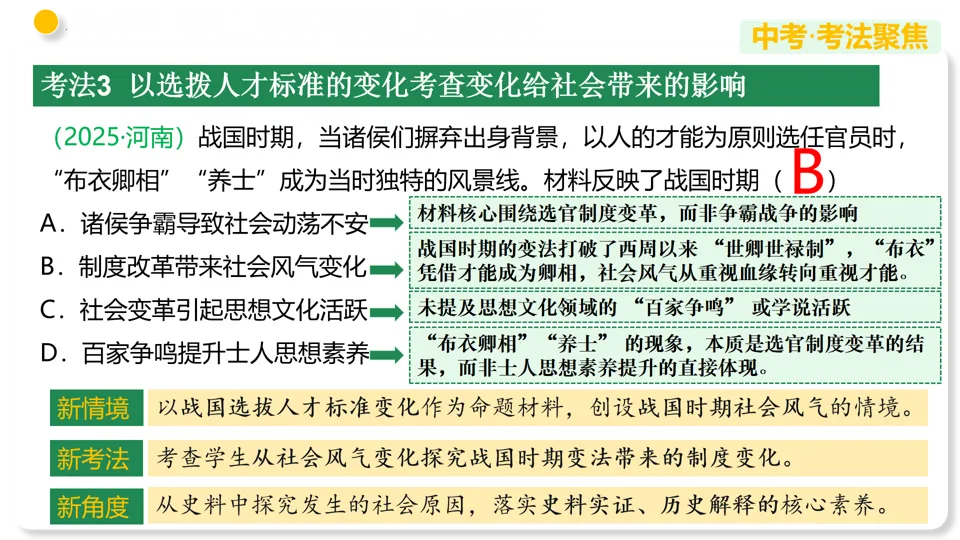 【备战中考】部编版初中历史专题02 夏商周时期:早期国家与社会变革 第24张