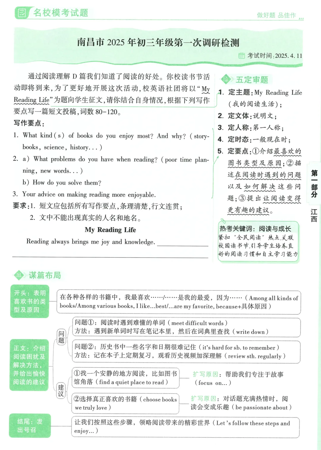 2026《√中考•英语高分作文》写作素材 第5张
