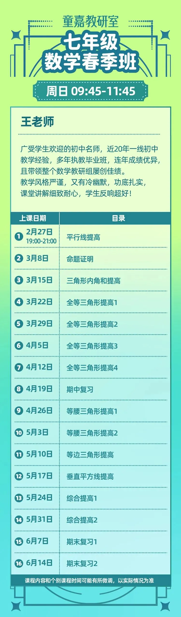专攻新中考新题型的数学春季班,从基础题到压轴题全覆盖,这个闪闪发光的名师天团,一出手就是王炸! 第38张