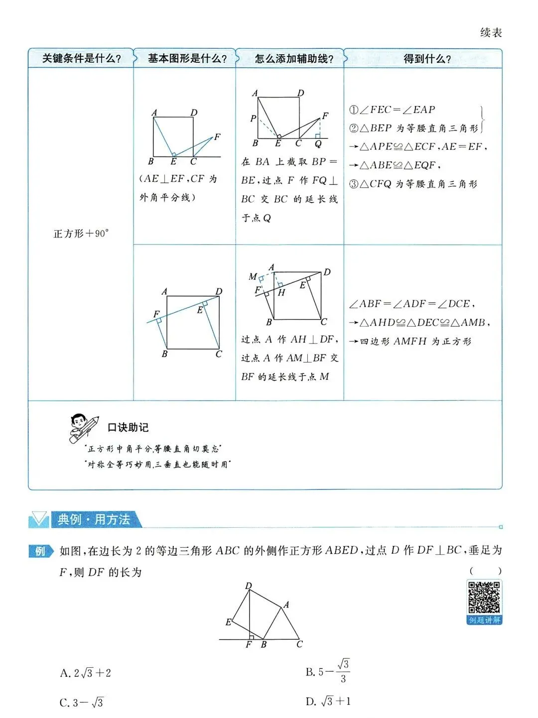 中考数学 | 与四边形有关的4大辅助线精讲精炼,含答案 第16张