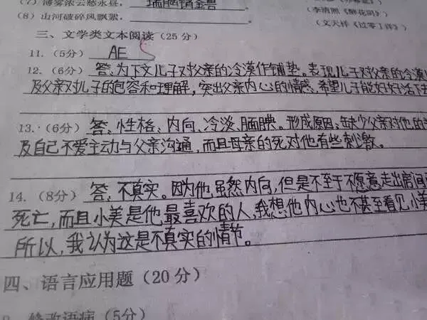 深圳中考试卷扫描后啥样?阅卷老师最讨厌哪种字体?看完期末考试少丢20分! 第24张