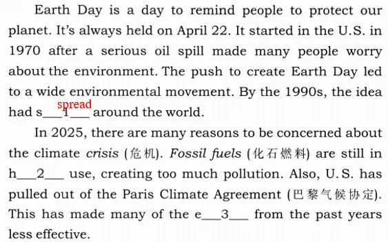 SSP---中考专刊---2026年1月期下---一篇四星难度的C篇首字母填空解析 第4张