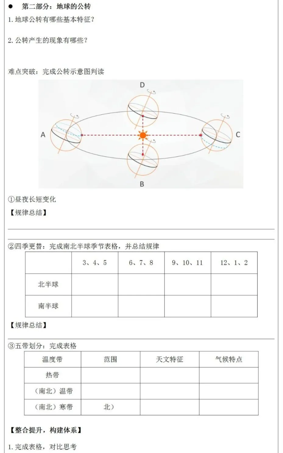 地球的运动:宇宙间的永恒舞步,中考地理必学核心规律 第61张