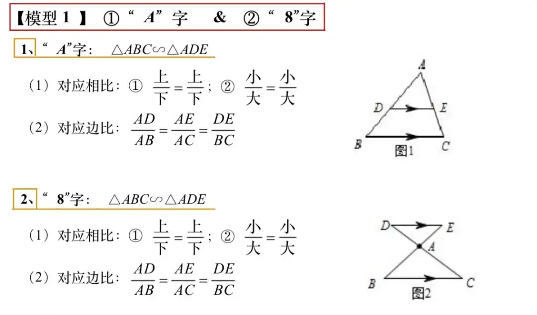 中考数学重要考点【相似模型】汇总 第3张