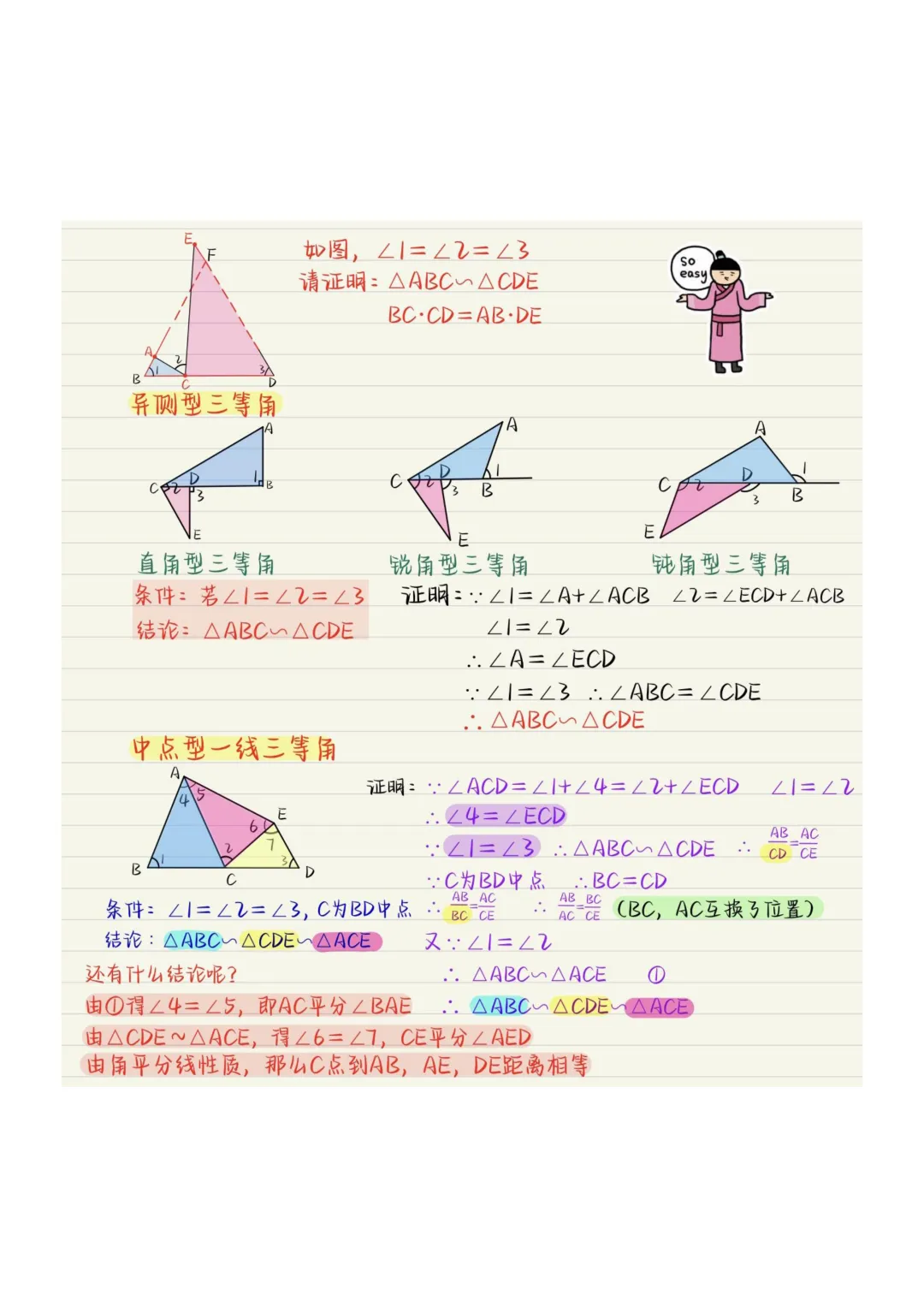 中考数学13个必考相似模型 第6张