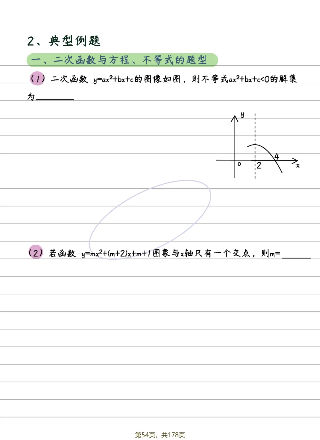 中考数学 | 二次函数14条知识清单及典型例题含答案 第27张