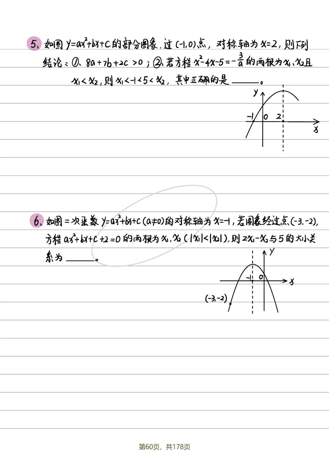 中考数学 | 二次函数14条知识清单及典型例题含答案 第34张
