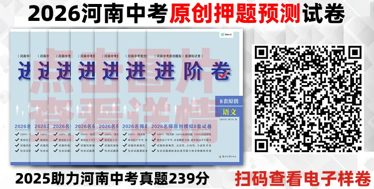 (中考一模)2025年濮阳市中考一模试卷及答案(语数英物化道史) 第4张