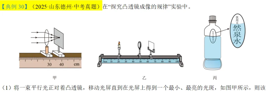 2026年中考物理知识清单|透镜及其应用-第49张图片-四季读书网