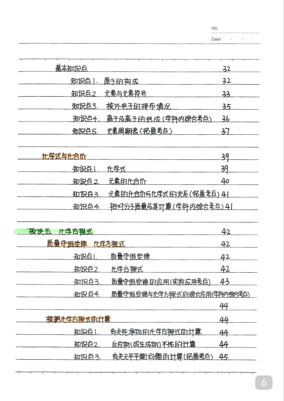 初中化学 中考化学状元笔记(142页).pdf-第8张图片-四季读书网